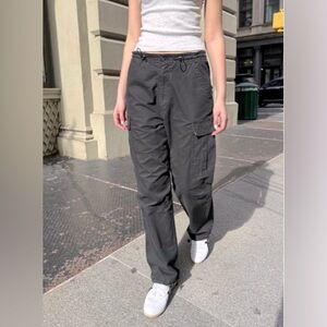 brandy melville black jemma cargo pants